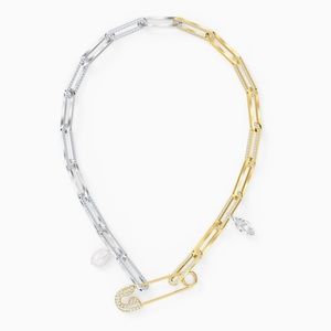 Swarovski Safety pin necklace/bracelet